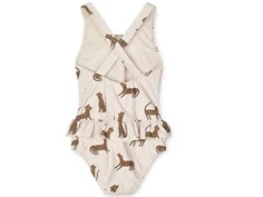 Liewood leopard/sandy badedragt Amara UPF 40+